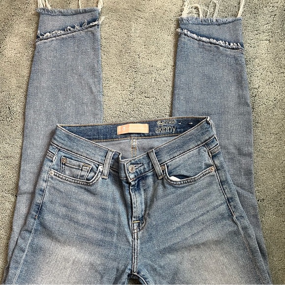 Seven For all Mankind  LUXE VINTAGE Ankle Skinny Jean Size 26 - Picture 2 of 5
